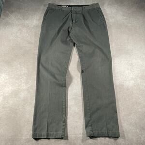 Volcom Gray Stone Straight Chino Pants Men’s 34x31